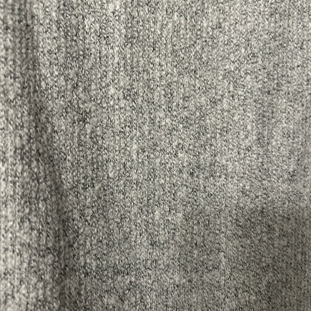LOFT Grey Turtleneck Sweater with Shirt Bottom - Picture 2 of 6